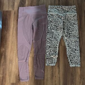Athleta Rise Up Rib 7/8 Tight in Gray